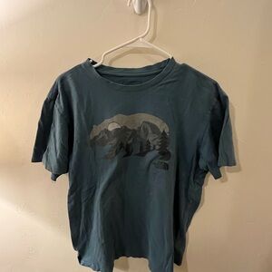 The North Face Teal Mountain Graphic Tee